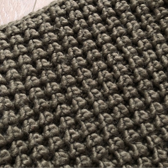 Gap Wool Blend Chunky Knit Snood in Brown - Picture 5 of 8